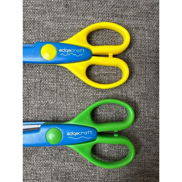 Edgecraft Multi Pattern Craft Scissors Set Of 8 Scrapbook Classroom DIY Projects - Picture 9 of 12